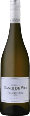 12,95 € Envío gratis | Vino blanco De Wetshof Unwooded Matured on the Lees I.G. Robertson Sudáfrica Chardonnay Botella 75 cl