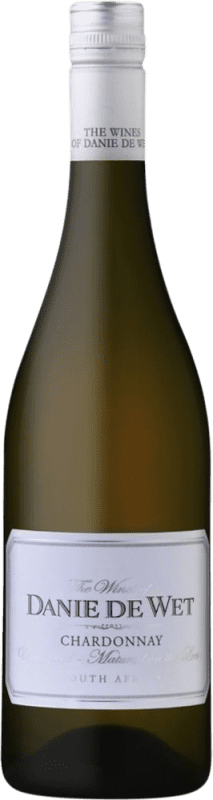 12,95 € Envío gratis | Vino blanco De Wetshof Unwooded Matured on the Lees I.G. Robertson Sudáfrica Chardonnay Botella 75 cl