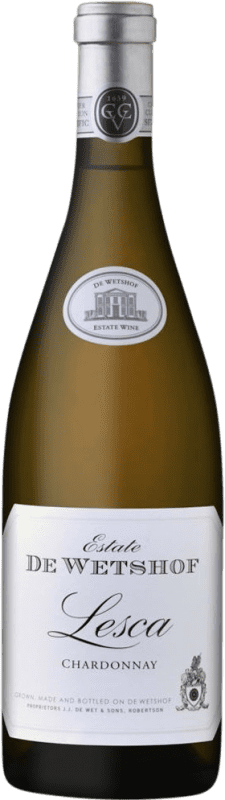 24,95 € Envio grátis | Vinho branco De Wetshof Lesca I.G. Robertson África do Sul Chardonnay Garrafa 75 cl