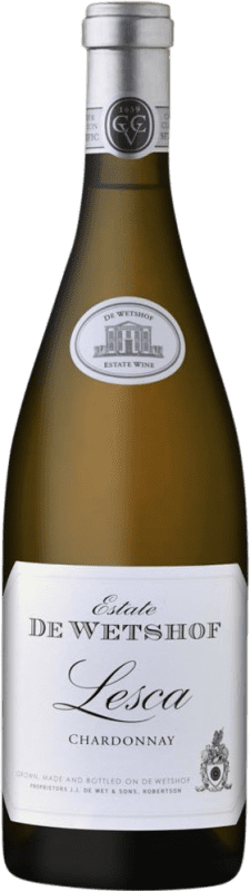 24,95 € Envío gratis | Vino blanco De Wetshof Lesca I.G. Robertson Sudáfrica Chardonnay Botella 75 cl