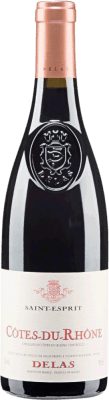7,95 € Free Shipping | Red Wine Delas Frères Saint Esprit d'Origine A.O.C. Côtes du Rhône Rhône France Syrah — Shiraz, Garnacha — Grenache Half Bottle 37 cl