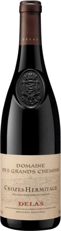 129,95 € 送料無料 | 赤ワイン Delas Frères Domaine des Grands Chemins A.O.C. Crozes-Hermitage ローヌ フランス Syrah マグナムボトル 1,5 L