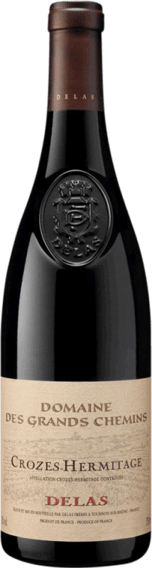 116,95 € Бесплатная доставка | Красное вино Delas Frères Domaine des Grands Chemins A.O.C. Crozes-Hermitage Рона Франция Syrah бутылка Магнум 1,5 L