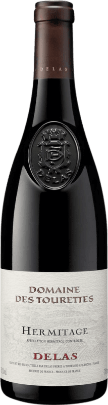 109,95 € Kostenloser Versand | Rotwein Delas Frères Marquise de la Tourette A.O.C. Hermitage Rhône Frankreich Syrah Flasche 75 cl