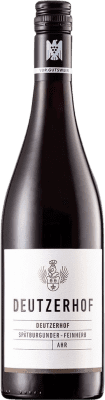 13,95 € Free Shipping | Red wine Deutzerhof Semi-Dry Semi-Sweet V.D.P. Gutswein Ahr Germany Pinot Black Bottle 75 cl