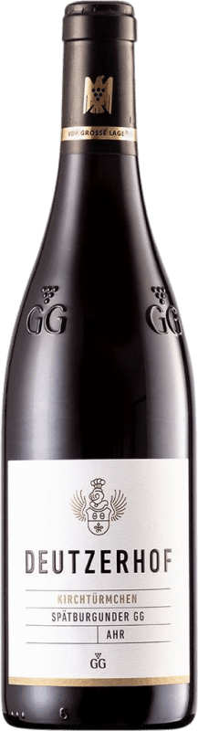 83,95 € Free Shipping | Red wine Deutzerhof Kirchtürmchen V.D.P. Grosses Gewächs GG Ahr Germany Pinot Black Bottle 75 cl