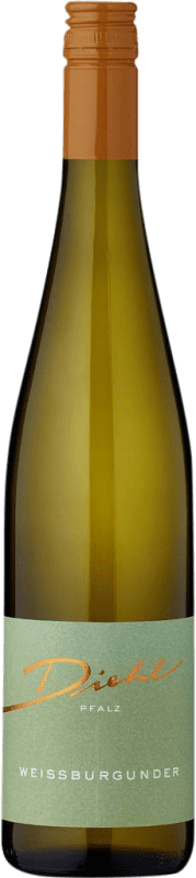 10,95 € 免费送货 | 白酒 Diehl 干 Q.b.A. Pfälz 普法尔茨 德国 Pinot White 瓶子 75 cl