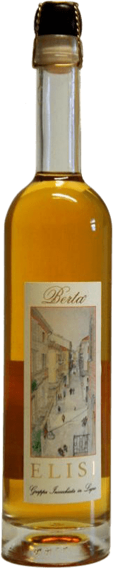 49,95 € Envio grátis | Aguardente Grappa Berta Elisi D.O.C. Piedmont Piemonte Itália Garrafa Medium 50 cl