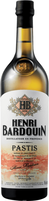 39,95 € Envio grátis | Pastis Domaines de Provence Henri Bardouin Provença França Garrafa 70 cl
