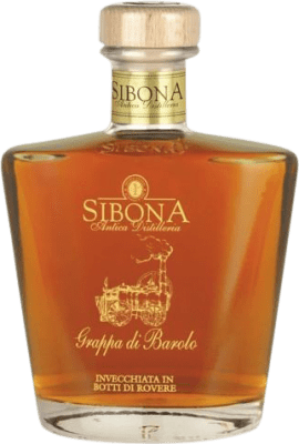 85,95 € Бесплатная доставка | Граппа Sibona Invecchiata D.O.C.G. Barolo Италия Nebbiolo бутылка 70 cl