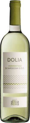 8,95 € Бесплатная доставка | Белое вино Dolianova Dolia D.O.C. Vermentino di Sardegna Cerdeña Италия Vermentino бутылка 75 cl