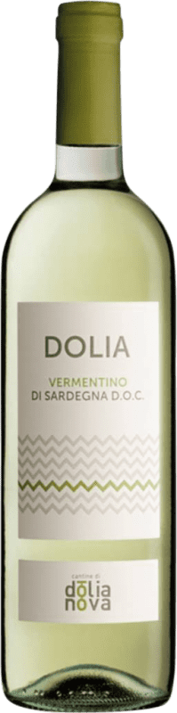12,95 € Envío gratis | Vino Blanco Dolianova Dolia D.O.C. Vermentino di Sardegna Cerdeña Italia Vermentino 75 cl