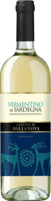 9,95 € 送料無料 | 白ワイン Dolianova D.O.C. Vermentino di Sardegna Cerdeña イタリア Vermentino ボトル 75 cl