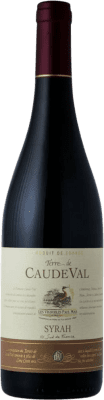 9,95 € Spedizione Gratuita | Vino rosso Domaine Caude Val I.G.P. Vin de Pays d'Oc bordò Francia Syrah Bottiglia 75 cl