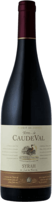 9,95 € Envío gratis | Vino tinto Domaine Caude Val I.G.P. Vin de Pays d'Oc Burdeos Francia Syrah Botella 75 cl