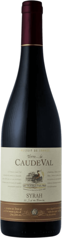 9,95 € Envio grátis | Vinho tinto Domaine Caude Val I.G.P. Vin de Pays d'Oc Bordeaux França Syrah Garrafa 75 cl