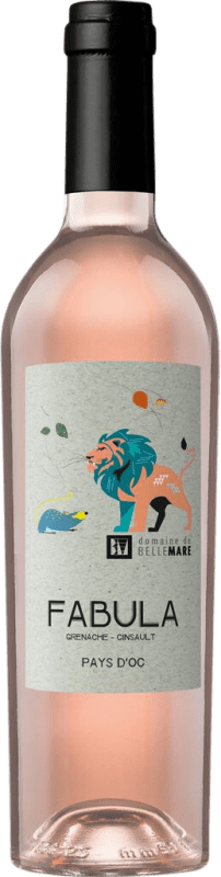 13,95 € Free Shipping | Rosé wine Domaine de Belle-Mare Les Collines Rosé I.G.P. Vin de Pays d'Oc Bordeaux France Nebbiolo, Cinsault Bottle 75 cl