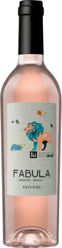13,95 € Бесплатная доставка | Розовое вино Domaine de Belle-Mare Les Collines Rosé — Розе I.G.P. Vin de Pays d'Oc Бордо Франция Nebbiolo — Неббиоло, Cinsault — Сансо Бутылка 75 cl