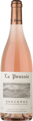 32,95 € Envío gratis | Vino rosado Domaine de la Poussie Rosé A.O.C. Sancerre Loire Francia Pinot Negro Botella 75 cl