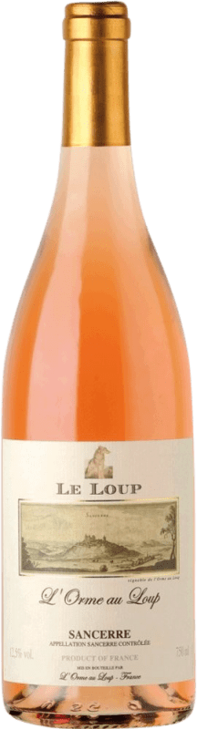 35,95 € 免费送货 | 玫瑰酒 Domaine de la Poussie Le Loup Rosé A.O.C. Sancerre 卢瓦尔河 法国 Pinot Black 瓶子 75 cl