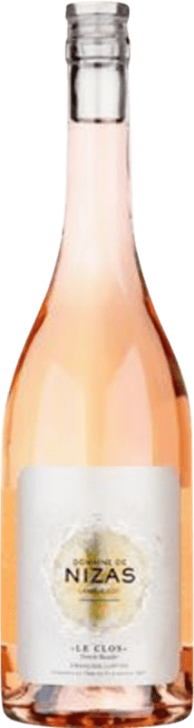 13,95 € Kostenloser Versand | Rosé-Wein Domaine de Nizas Clos Rosé A.O.C. Languedoc Frankreich Flasche 75 cl