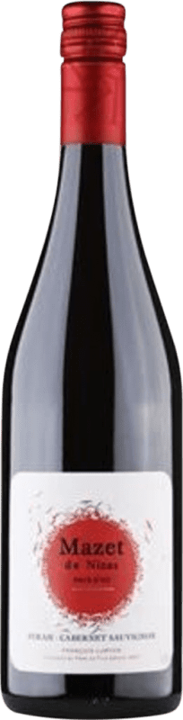 13,95 € Free Shipping | Red wine Domaine de Nizas Mazet Rouge I.G.P. Vin de Pays d'Oc Bordeaux France Syrah Bottle 75 cl