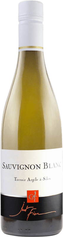 18,95 € Envio grátis | Vinho branco Gérard Fiou Just A.O.C. Sancerre França Sauvignon Branca Garrafa 75 cl