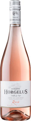 9,95 € Бесплатная доставка | Розовое вино Horgelus Rosé I.G.P. Vin de Pays Côtes de Gascogne Франция Merlot, Cabernet Sauvignon, Tannat бутылка 75 cl