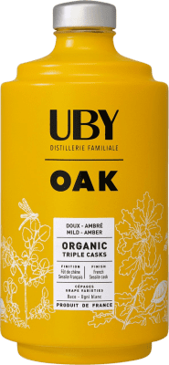 64,95 € Spedizione Gratuita | Armagnac Domaine Uby Oak I.G.P. Vin de Pays Côtes de Gascogne Francia Nebbiolo, Bacchus Bottiglia 70 cl