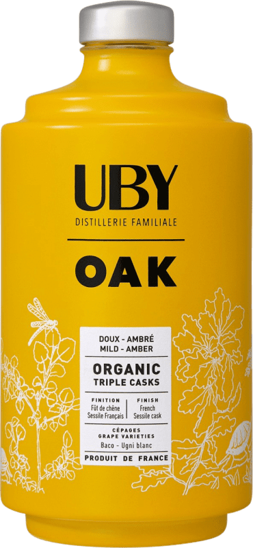 64,95 € Бесплатная доставка | арманьяк Domaine Uby Oak I.G.P. Vin de Pays Côtes de Gascogne Франция Nebbiolo, Bacchus бутылка 70 cl