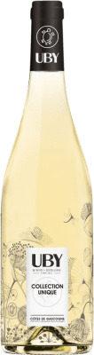 11,95 € Spedizione Gratuita | Vino Bianco Domaine Uby Unique Collection — Collezione I.G.P. Vin de Pays Côtes de Gascogne Francia Sauvignon 75 cl