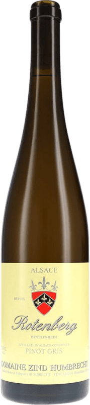 65,95 € Spedizione Gratuita | Vino bianco Zind Humbrecht Rotenberg A.O.C. Alsace Alsazia Francia Pinot Grigio Bottiglia 75 cl