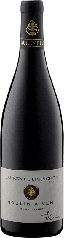 19,95 € Free Shipping | Red wine Laurent Perrachon Les Burdelines A.O.C. Moulin à Vent Beaujolais France Gamay Bottle 75 cl