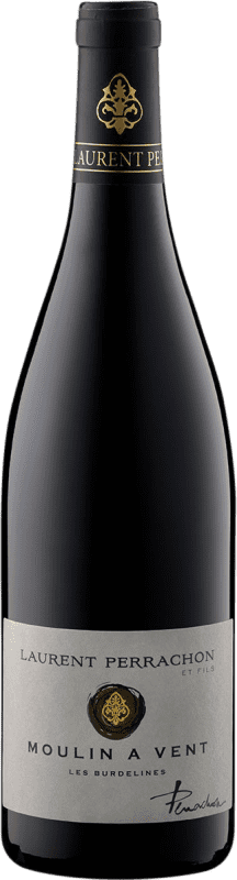 21,95 € Spedizione Gratuita | Vino Rosso Laurent Perrachon Les Burdelines A.O.C. Moulin à Vent Beaujolais Francia Gamay 75 cl