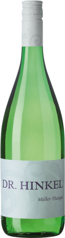 9,95 € Free Shipping | White wine Dr. Hinkel Q.b.A. Rheinhessen Rheinhessen Germany Müller-Thurgau Bottle 1 L