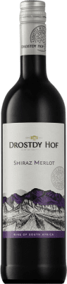 7,95 € Spedizione Gratuita | Vino Rosso Drostdy Hof Shiraz Merlot W.O. Western Cape Western Cape South Coast Sud Africa Syrah 75 cl