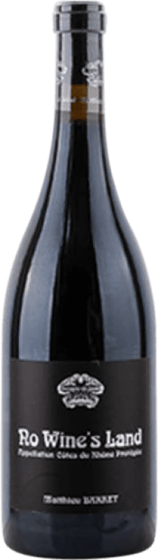 29,95 € Бесплатная доставка | Красное вино Coulet No Wines Land Rouge A.O.C. Côtes du Rhône Рона Франция Syrah бутылка 75 cl