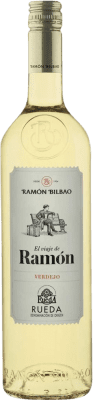 6,95 € Kostenloser Versand | Weißwein El Viaje de Ramón D.O. Rueda Kastilien und León Spanien Verdejo Flasche 75 cl
