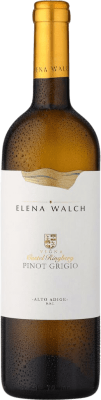 33,95 € Envio grátis | Vinho Branco Elena Walch Vigna Castel Ringberg D.O.C. Alto Adige Trentino Itália Pinot Cinzento Garrafa 75 cl
