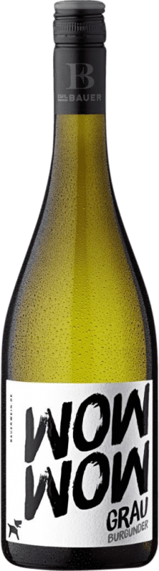 10,95 € Бесплатная доставка | Белое вино Emil Bauer White Label Wow Wow Q.b.A. Pfälz Пфальце Германия Pinot Grey бутылка 75 cl