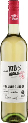 9,95 € Бесплатная доставка | Белое вино Markgräfler Das ist 100 I.G. Baden Baden Германия Pinot Grey бутылка 75 cl