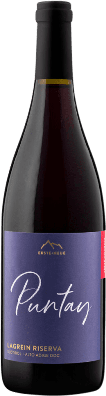 24,95 € Free Shipping | Red wine Erste Neue Puntay Reserve D.O.C. Alto Adige Trentino Italy Lagrein Bottle 75 cl