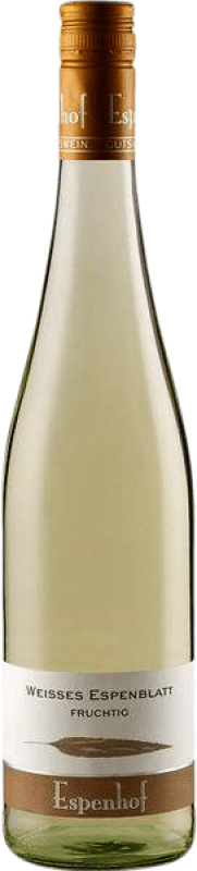 12,95 € Envio grátis | Vinho branco Espenhof Weisses Espenblatt Q.b.A. Rheinhessen Rheinhessen Alemanha Nebbiolo, Gewürztraminer, Riesling Garrafa 75 cl