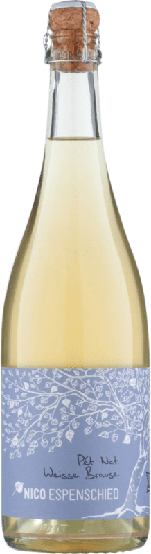 25,95 € Kostenloser Versand | Weißer Sekt Espenhof Espenschied Weiße Sause Brut — Herb Pét-Nat Pétillant Naturel — Natürlich Perlender Q.b.A. Rheinhessen Rheinhessen Deutschland Scheurebe Flasche 75 cl