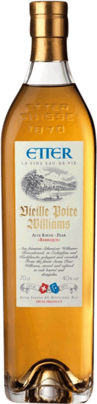 95,95 € Envio grátis | Aguardente Orujo Etter Söehne Vieille Poire Williams Schweizer Williamsbirne Suíça Garrafa 70 cl