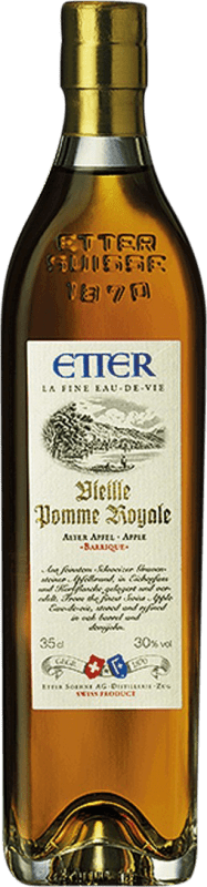 93,95 € Envio grátis | Aguardente Orujo Etter Söehne Vieille Pomme Royale Gravensteiner Apfel Suíça Garrafa 70 cl