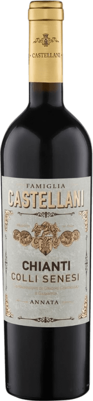 7,95 € Бесплатная доставка | Красное вино Famiglia Castellani Colli Senesi D.O.C.G. Chianti Италия Sangiovese, Canaiolo бутылка 75 cl