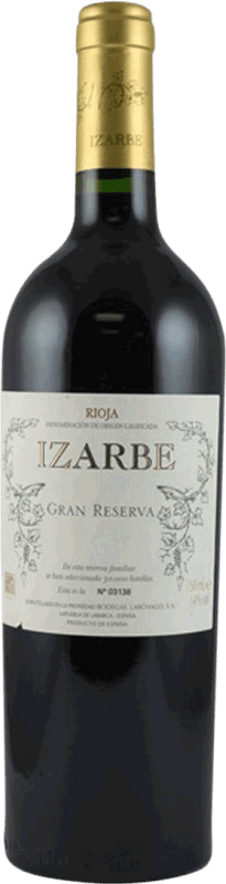 35,95 € Free Shipping | Red Wine Familia Chávarri Izarbe Grand Reserve — Long Barrel-Aged D.O.Ca. Rioja The Rioja Spain Tempranillo 75 cl