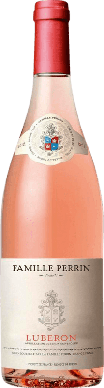 10,95 € 免费送货 | 玫瑰酒 Famille Perrin Rosé A.O.C. Côtes du Luberon 法国 Syrah, Grenache, Cinsault 瓶子 75 cl