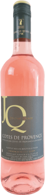 16,95 € Envío gratis | Vino rosado Famille Quiot JQ Rosé A.O.C. Côtes de Provence Provence Francia Syrah, Garnacha, Cinsault, Tibouren Botella 75 cl